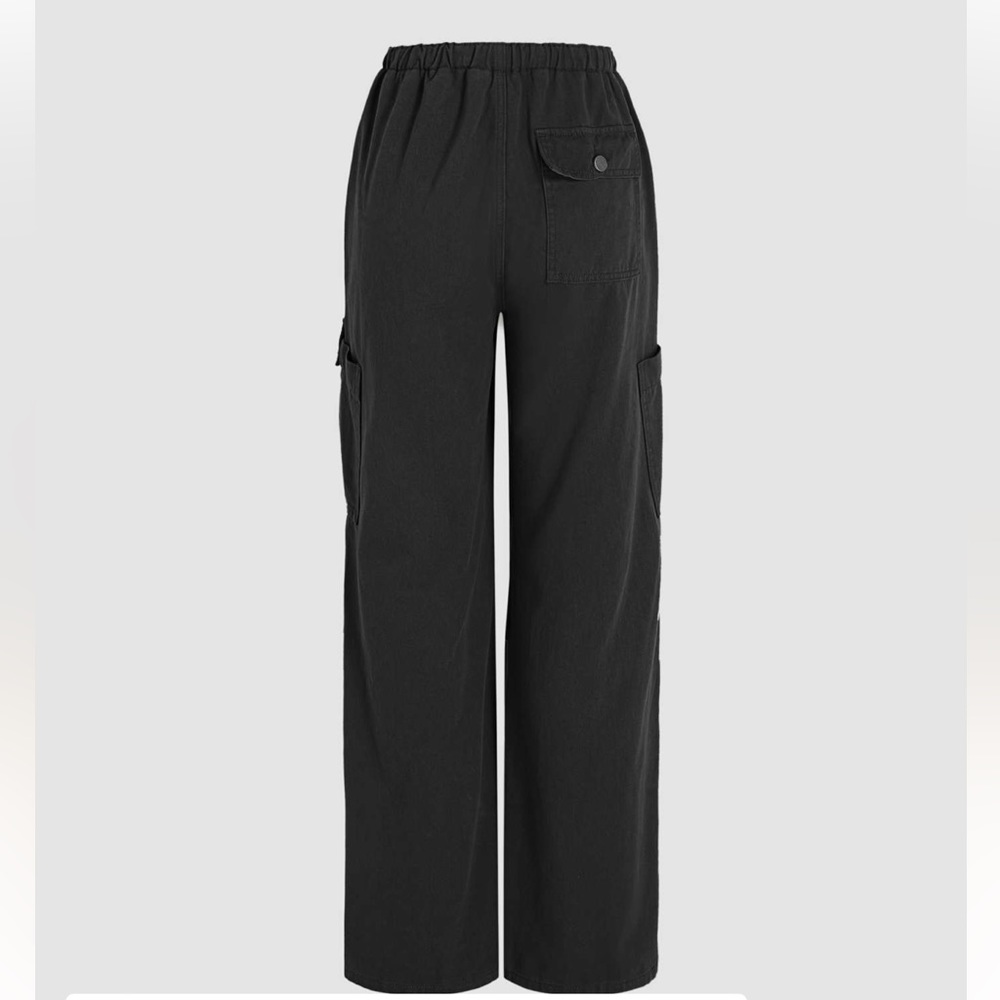 Cider Black Denim Cargo Pants - Picture 2 of 5